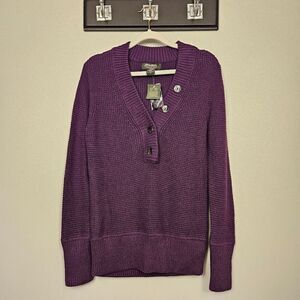 Eddie Bauer Waffle Knit Sweater